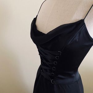 ❤️Laundry by Shelli Segal Black Silk Dress  xs s 4